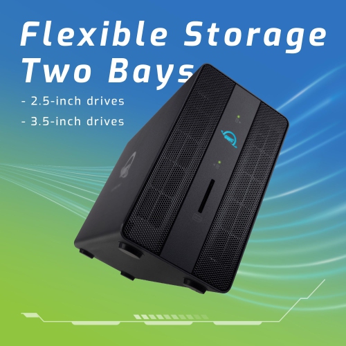 8.0TB OWC Gemini - Thunderbolt Dock and Dual-Drive HDD RAID External Storage Solution