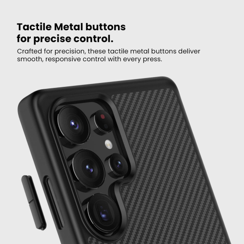 Étui de protection en fibre d'aramide Ultra de qualité militaire pour Galaxy S25 de Samsung