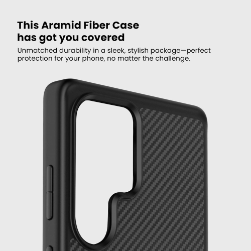Étui de protection en fibre d'aramide Ultra de qualité militaire pour Galaxy S25 de Samsung