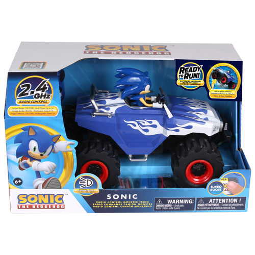NKOK Sonic and Knuckles RC Monster Truck - Blue