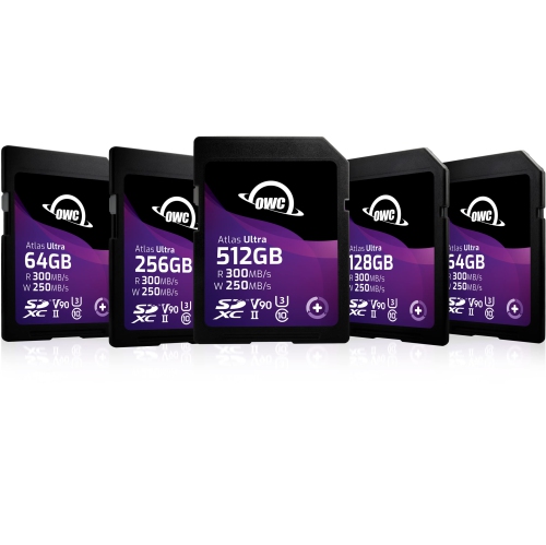 512GB OWC Atlas Ultra SDXC V90 UHS-II Memory Card