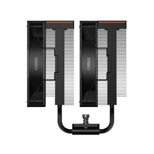 PCCOOLER CPS RT620 Digital Dual Tower CPU Air Cooler, 6 Heat Pipes, 265W TDP, Digital Display Top Cover, 157mm Tall, 120mm PWM Slient Fans, for Intel