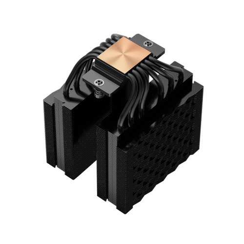 PCCOOLER CPS RT620 Digital Dual Tower CPU Air Cooler, 6 Heat Pipes, 265W TDP, Digital Display Top Cover, 157mm Tall, 120mm PWM Slient Fans, for Intel