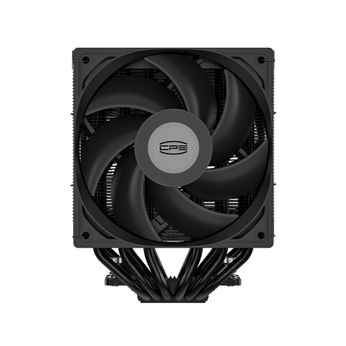 PCCOOLER CPS RT620 Digital Dual Tower CPU Air Cooler, 6 Heat Pipes, 265W TDP, Digital Display Top Cover, 157mm Tall, 120mm PWM Slient Fans, for Intel