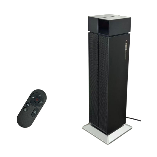 Space Heater Large Room, 25” Electric Heaters for Indoor Use, 3 Heat Levels, 3 Modes, Multiple Safety Protections, Black Tower Heater for Office