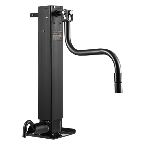 VEVOR Trailer Jack, 12000 lbs Dynamic Load Capacity, Weld-on Pipe-Mount Swivel Trailer Jack with Ergonomic Handle, 12.6-inch Vertical Travel,