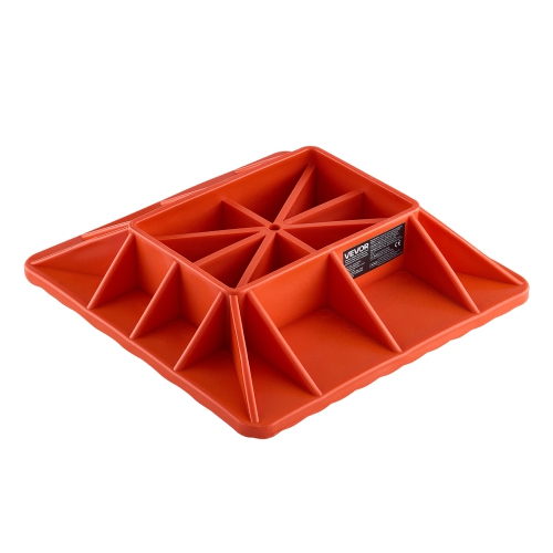 VEVOR 11.6" x 11.6" High Lift Jack Base and Handle Keeper,Off Road Jack Stand Base with 7000 Pound Capacity,Heavy-Duty Farm Jacks Support Stand for