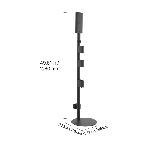 VEVOR Vacuum Stand, Compatible With V7 V8 V10 V11 V12 V15 Series Upright Vacuum Cleaners, Stable Vacuum Stand Holder with 4 Anti-slip Pads and 3