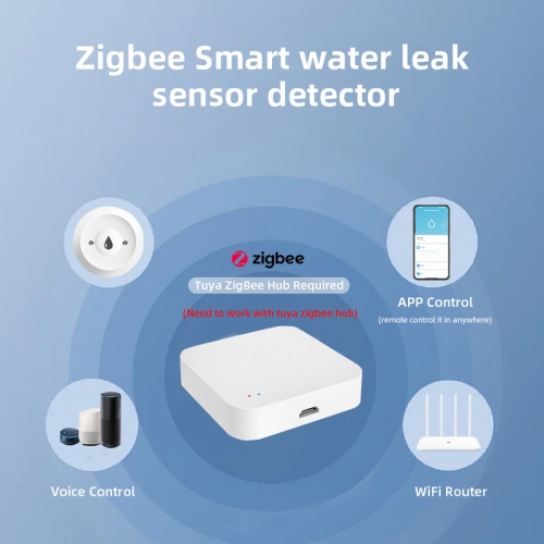 Smart Water Leak Detector Water Leak Sensor Remote App Monitoring for Smart Life