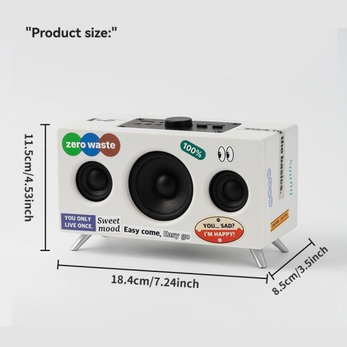 2.1-channel subwoofer Bluetooth speaker | Wireless stereo desktop speakers | Bluetooth/USB flash drive/TF card/AUX/FM multi-mode|Portable outdoor