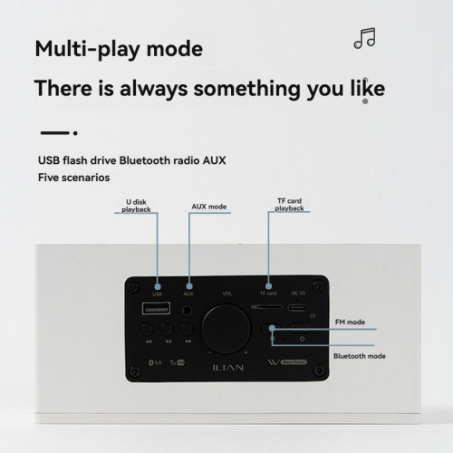 2.1-channel subwoofer Bluetooth speaker | Wireless stereo desktop speakers | Bluetooth/USB flash drive/TF card/AUX/FM multi-mode|Portable outdoor