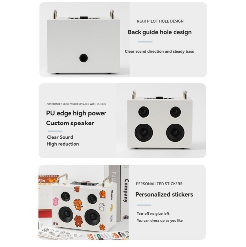 2.1-channel four-speaker Bluetooth speaker | Wireless speaker with subwoofer | Bluetooth/USB flash drive/TF card/FM radio/AUX multi-mode | Portable