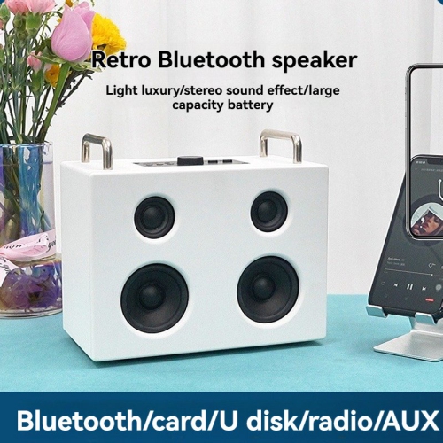 2.1-channel four-speaker Bluetooth speaker | Wireless speaker with subwoofer | Bluetooth/USB flash drive/TF card/FM radio/AUX multi-mode | Portable