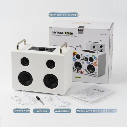 2.1-channel four-speaker Bluetooth speaker | Wireless speaker with subwoofer | Bluetooth/USB flash drive/TF card/FM radio/AUX multi-mode | Portable