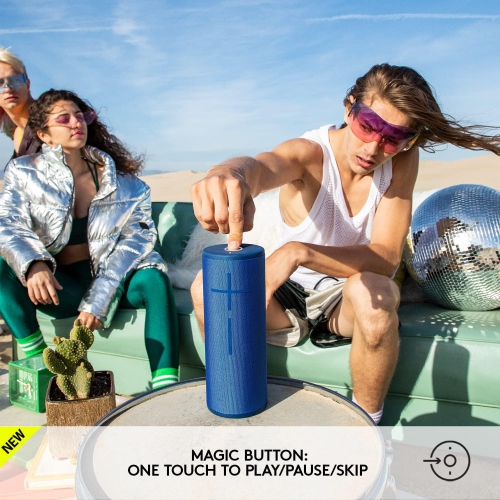 Haut-parleur sans fil portatif Bluetooth MEGABOOM 3 d'Ultimate Ears - Noir nocturne (984-001390)