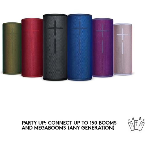 Haut-parleur sans fil portatif Bluetooth MEGABOOM 3 d'Ultimate Ears - Noir nocturne (984-001390)