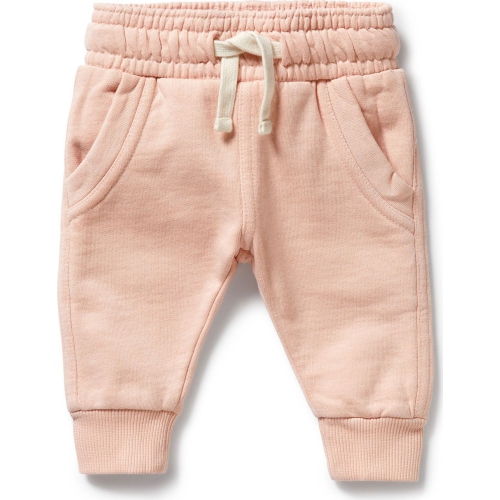 Wilson+Frenchy Tiny Bloom Organic Terry Sweat Pants - Blush Pink