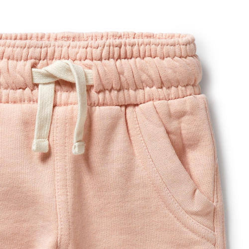 Wilson+Frenchy Tiny Bloom Organic Terry Sweat Pants - Blush Pink