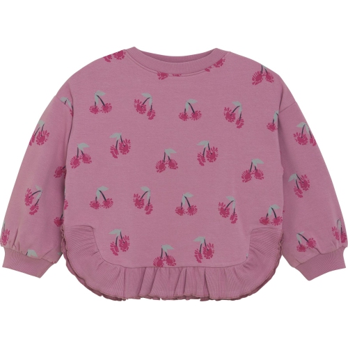 Chandail molletonné à manches longues Minymo - Orchidée mauve