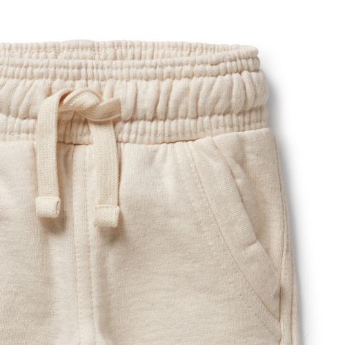 Wilson+Frenchy Tiny Bloom Organic Terry Sweat Pants - Oatmeal