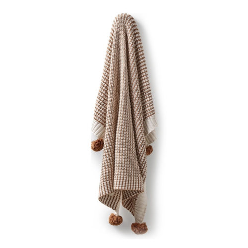 Wilson+Frenchy Organic Knitted Blanket - Cinnamon