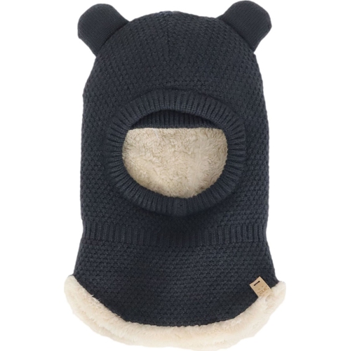 Calikids Cashmere-Feel Knit Soft Touch Winter Balaclava - Black Ink