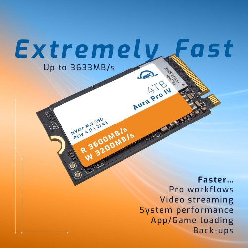 4TB Aura Pro IV 2242 NVMe M.2 PCIe SSD