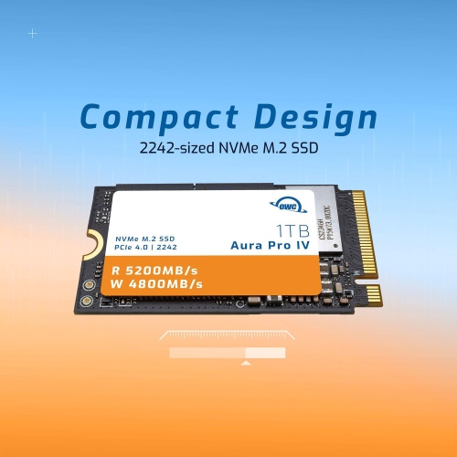 1TB Aura Pro IV 2242 NVMe M.2 PCIe SSD