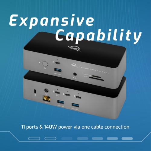 OWC TB5 11-Port Thunderbolt Dock with Thunderbolt Cable