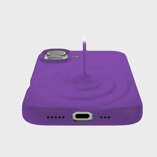 Étui en silicone pour téléphone 16 avec MagSafe