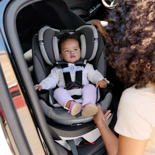 Evenflo Revolve360 Slim 2-in-1 Convertible Car Seat - Pearl Grey