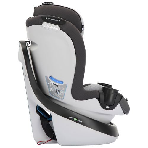 Evenflo Revolve360 Slim 2-in-1 Convertible Car Seat - Pearl Grey
