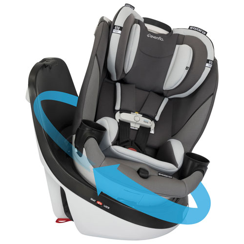 Evenflo Revolve360 Slim 2-in-1 Convertible Car Seat - Pearl Grey