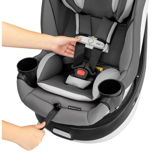 Evenflo Revolve360 Slim 2-in-1 Convertible Car Seat - Pearl Grey