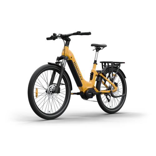 Himiway A7 Pro - Urban Electric Commuter Bike | Darkorange | One Size | 500 W Mid-Drive Motor | 32KM/H Top Speed | 96KM Max Range