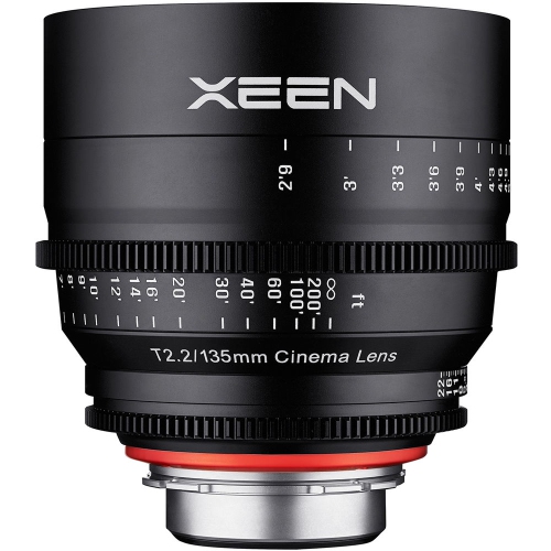 Rokinon Xeen 135mm T2.2 Lens with MFT Mount Bundle