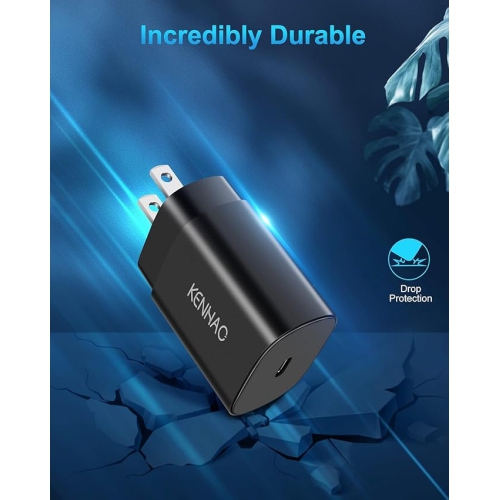 Chargeur USB-C ultrarapide de 25&nbsp;W pour Galaxy S25/S24/S23/S23+/Ultra, S22/S21/S20/FE, S10/S9/S8, Note 20/10, Z Fold 6/5/4, Téléphone Android,