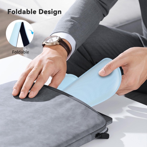 Ergonomic Gel Keyboard Wrist Rest & Mousepad Rests for Computer, Silky Memory Foam for Typing, Laptop Keyboard and Mouse Desk Pads Support Hand and