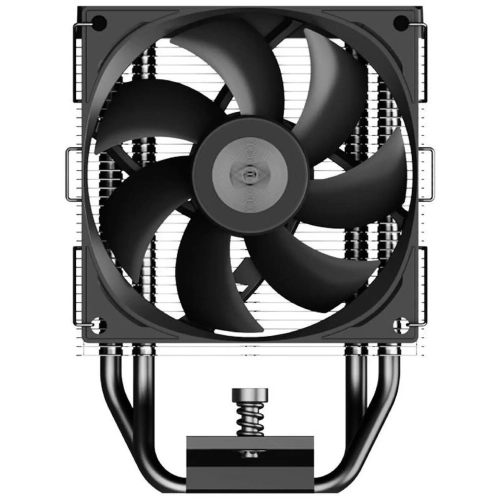 PCCOOLER CPS R400 CPU Air Cooler, 4 Direct Contact Heat Pipes, 180W TDP, 133mm Tall, 92mm PWM Slient Fan, for Intel LGA 1851/1700/1200/115X & AMD