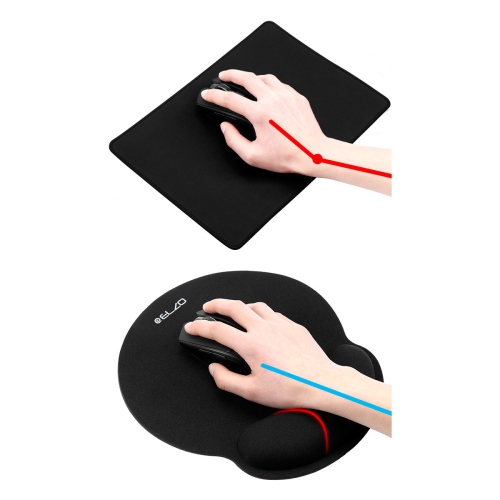 Wrist Rest Support for Keyboard & Mouse Pad Combo with Comfortable Memory Foam Padding, Nonsilp Rubber Base and Ergonomic Design for PC Computer