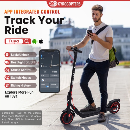 Refurbished Gyrocopters Flash 6.0 2025 Electric Scooter Adult & Teens, Upgraded Design, 8.5” Burst Proof Tires | UL 2272 Approved | Speed 30km/h,
