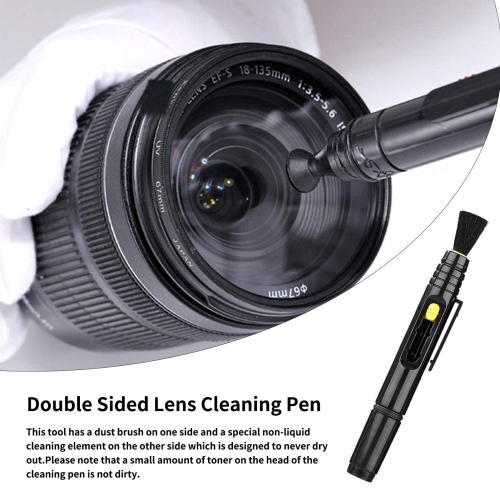 Professional DSLR Camera Cleaning Kit with APS-C Cleaning Swabs, Microfiber Cloths, Camera Cleaning Pen, for Camera Lens, Optical Lens and Digital