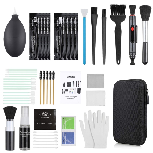 18-in-1 Professional Camera Cleaning Kit, DSLR Camera Cleaning Accessories, Rocket Air Blower/Lens Cleaning Pen/Cleaning Cloth/Lens Brush and Lens