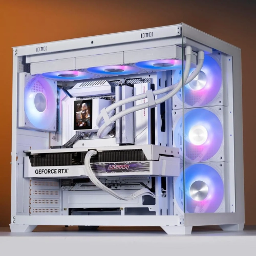 PCCOOLER CPS DC360 Pro ARGB Display AIO CPU Liquid Cooler, 360mm Radiator, 310W TDP, Customizable 2.4" IPS LCD Display, for Intel LGA