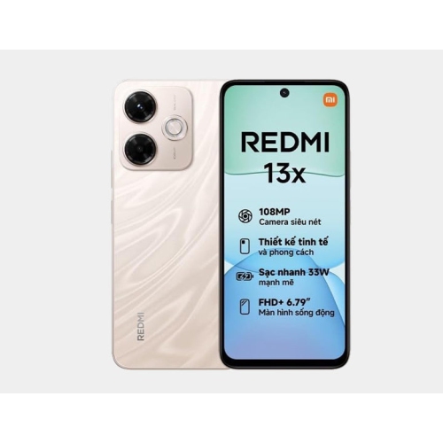 Xiaomi Redmi 13X 4G 256GB ROM 8GB RAM Dual SIM GSM Unlocked - Gold