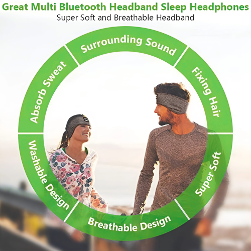 Bluetooth Headband - Secure Comfort meets Audio Perfection