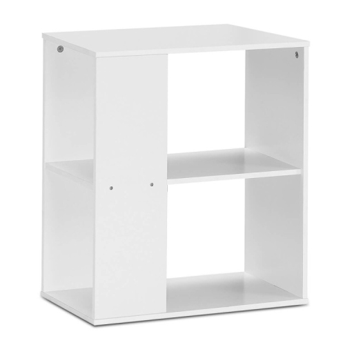 SLICKBLUE  3-Tier Side End Table With Storage Shelves for Living Room Or Bedroom