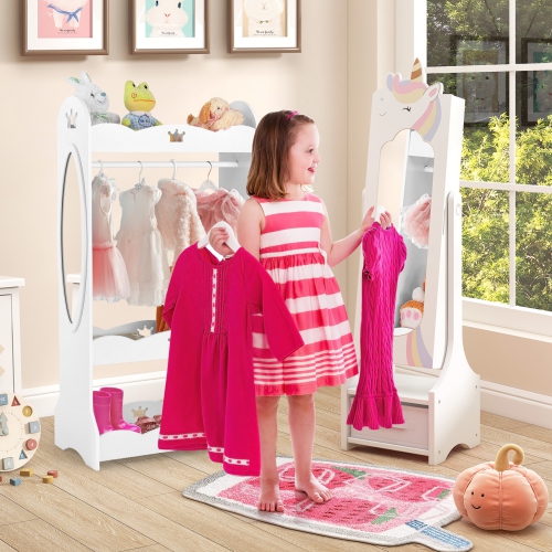 Armoire à bijoux pour enfants avec rangement et angles d'inclinaison réglables