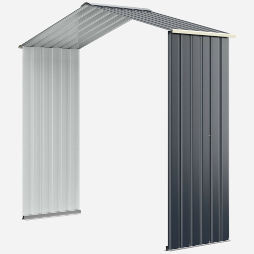 Expandable Outdoor Shed Extension Kit for Wider Storage Space