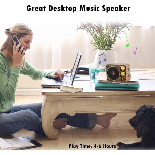Desktop Bluetooth speaker | Magnetic portable design | HiFi sound quality | Long-lasting battery life | 3W high-fidelity speaker | Suitable for home,